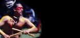 Dennis Garcia demonstrates traditional Chumash dances.